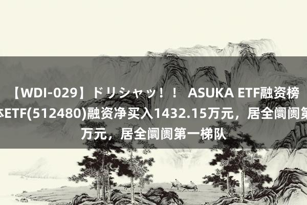 【WDI-029】ドリシャッ！！ ASUKA ETF融资榜 | 半导体ETF(512480)融资净买入1432.15万元，居全阛阓第一梯队